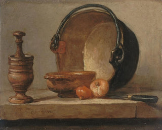 Jean Simon Chardin - Nature morte au chaudron de cuivre.webp