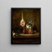 Naturstillleben mit Lammkeule - Jean Siméon Chardin — gerahmtes Bild an der Wand