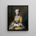 Portrait of Alphonsine Geneviève de Barjot de Roncthe Gräfin de Durfort - Jean Valade — gerahmtes Bild an der Wand