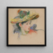Jeanne Pontillon con cappello - Berthe Morisot — quadro incorniciato alla parete
