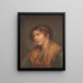 Büste von ihr - Jeanne-Philiberte Ledoux — gerahmtes Bild an der Wand
