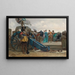 Su le mura - Jehan Georges Vibert — quadro incorniciato alla parete