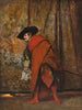 Polonius dietro la tenda - Jehan Georges Vibert — vista dell’opera
