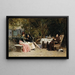 Die Tadel - Jehan Georges Vibert — gerahmtes Bild an der Wand