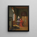 Die drei Geduldigen - Jehan Georges Vibert — gerahmtes Bild an der Wand