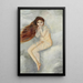 La Frileuse - Jenny Tvermoes — gerahmtes Bild an der Wand
