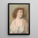 Portrait de Maria Magdalene Becker - Jens Juel — quadro incorniciato alla parete