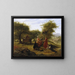 Apfelernte - Jerome Thompson — gerahmtes Bild an der Wand