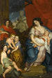 Portrait of Queen Maria Casimire with children - Jerzy Eleuter Szymonowicz Siemiginowski — artwork view