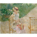 Reproduktion des Gemäldes Junge Frau beim Stricken - Berthe Morisot