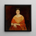 Giovane donna in giallo - Charles Webster Hawthorne — quadro incorniciato alla parete