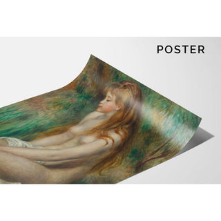Jeune fille au bain - Pierre-Auguste Renoir | Reproduction Tableau Décoration murale affiche copie