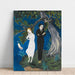 Riproduzione del dipinto Giovane uomo in nero, ragazza in bianco - Nils Dardel