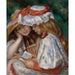 Reproduktion des Gemäldes Junge Mädchen beim Lesen - Pierre-Auguste Renoir