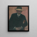 Portrait eines Mua sitzend - Július Andorkó — gerahmtes Bild an der Wand