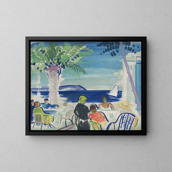 Côte d'Azur - János Vaszary — gerahmtes Bild an der Wand
