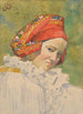 Kopf eines morawischen Mädchens - Joža Uprka — Ansicht des Kunstwerks