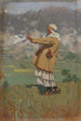 Femme de Šimanovany en costume folklorique - Joža Uprka — vista dell’opera