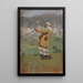 Femme de Šimanovany en costume folklorique - Joža Uprka — quadro incorniciato alla parete