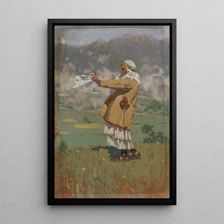 Joa prka - Woman from imany in Folk Costume.webp