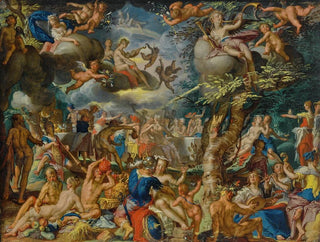 Ein Bankett der Götter - Joachim Wtewael — Ansicht des Kunstwerks