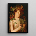 Bacchus - Joachim Wtewael — framed artwork on a wall