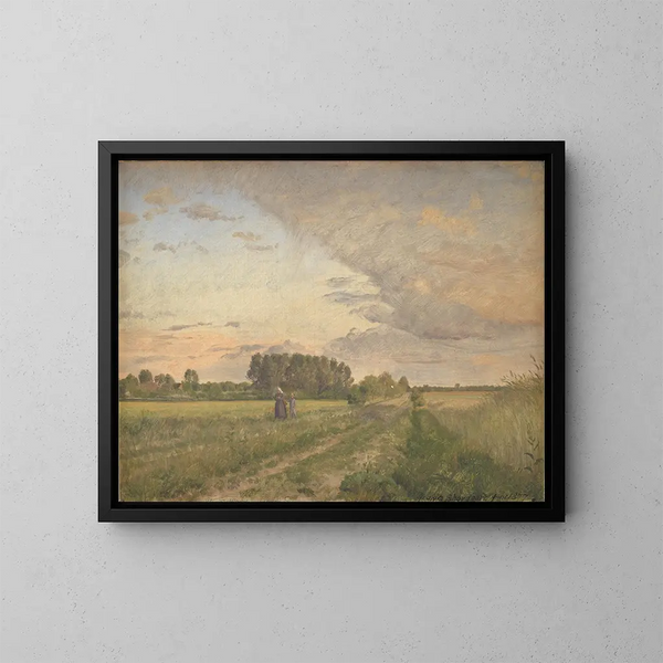 Sommerlandschaft - Joakim Skovgaard — gerahmtes Bild an der Wand