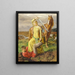Les loups et Vnelil - Joakim Skovgaard — framed artwork on a wall