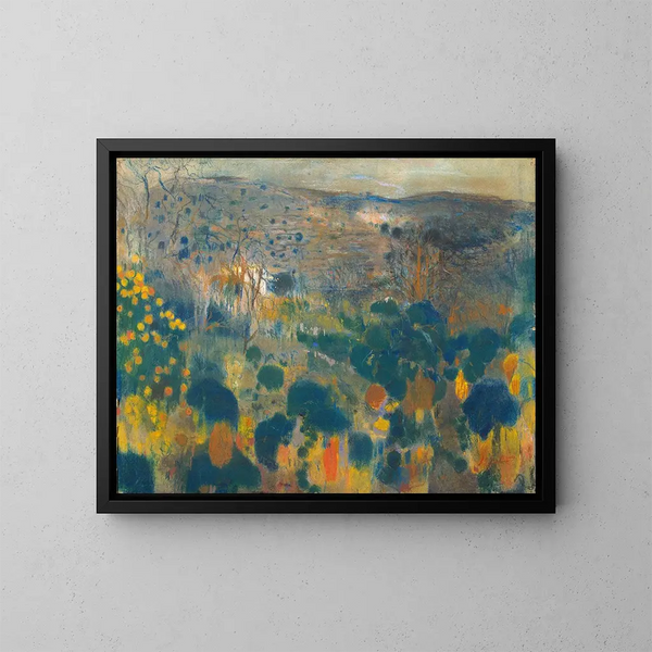 Landschaft - Joaquín Mir Trinxet — gerahmtes Bild an der Wand