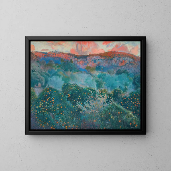 Soller, Mallorca - Joaquín Mir Trinxet — gerahmtes Bild an der Wand