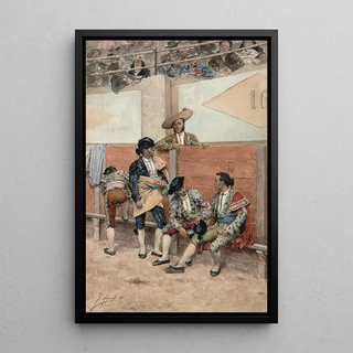 Joaqun Agrasot - A Rest During the Bullfight.webp