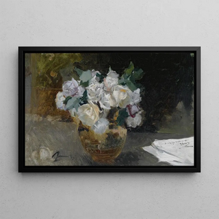 Joaqun Sorolla - Bodegon De Rosas Blancas.webp
