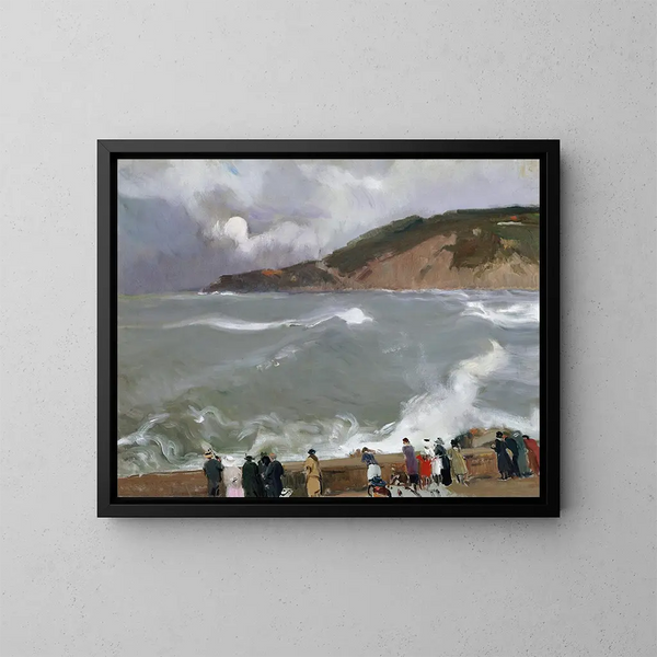Brise-lames de Saint-Sébastien - Joaquín Sorolla — quadro incorniciato alla parete