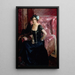 Clotilde in Abendkleid - Joaquín Sorolla — gerahmtes Bild an der Wand