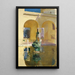 V: Gewässer des Charles V Alcazar in Sevilla - Joaquín Sorolla — gerahmtes Bild an der Wand