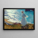 Mara am Strand in Biarritz oder Gegenlicht - Joaquín Sorolla — gerahmtes Bild an der Wand