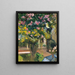 Lauriers roses dans la cour de la maison des artistes - Joaquín Sorolla — gerahmtes Bild an der Wand