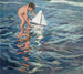 Le petit bateau à voile - Joaquín Sorolla — vista dell’opera