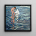 Le petit bateau à voile - Joaquín Sorolla — quadro incorniciato alla parete