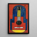 La Guitare - Joaquín Torres-García — quadro incorniciato alla parete