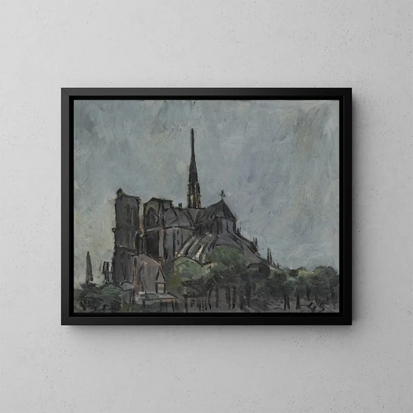 Notre-Dame - Joaquín Torres-García — gerahmtes Bild an der Wand