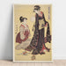 Reproduktion des Gemäldes Jôbon no zu - Bild der oberen Klasse - Kitagawa Utamaro