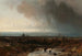 Flusslandschaft unter einem Gewitterhimmel - Johan Barthold Jongkind — Ansicht des Kunstwerks