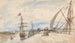 Embarcadère à Honfleur - Johan Barthold Jongkind — vista dell’opera