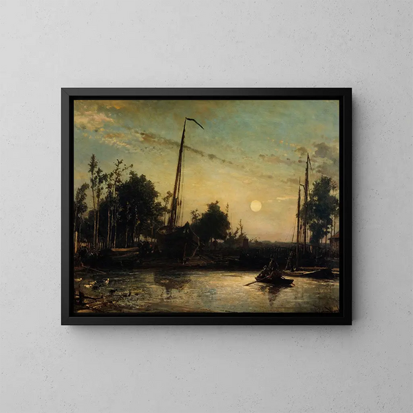 Johan Barthold Jongkind — gerahmtes Bild an der Wand