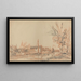 Ufer des Kanals - Johan Barthold Jongkind — gerahmtes Bild an der Wand