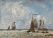 L'Estuaire, Belgio - Johan Barthold Jongkind — vista dell’opera