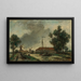 La Passerelle Hollande - Johan Barthold Jongkind — quadro incorniciato alla parete