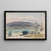 Landschaft von Nyon - Johan Barthold Jongkind — gerahmtes Bild an der Wand
