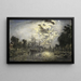 Rotterdam im Mondschein - Johan Barthold Jongkind — gerahmtes Bild an der Wand
